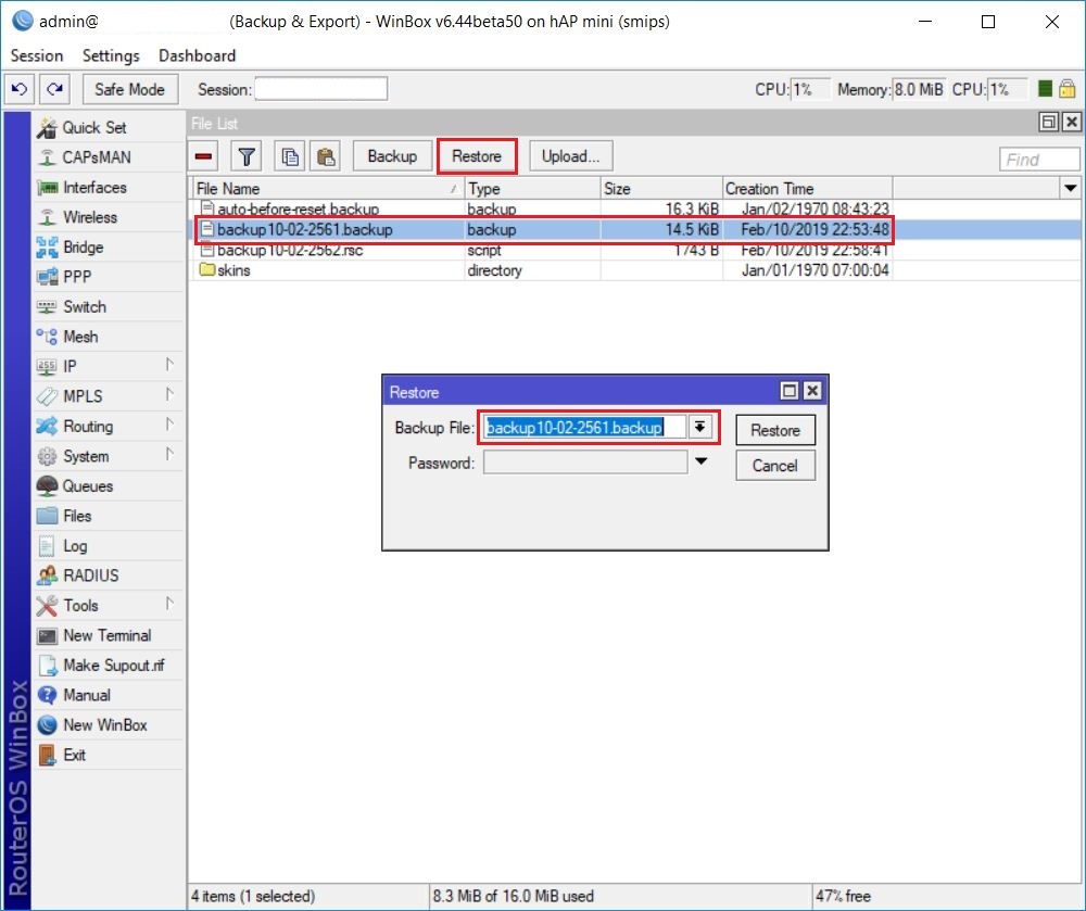 Config file not found. Mikrotik Backup. Mikrotik Export config. Микротик сохранить бэкап. Где бэкап на микротике.